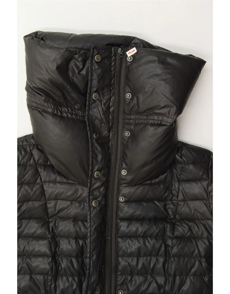 Chaqueta acolchada GUESS para mujer UK 14 mediana negra poliamida AA07 Foto 3 de 4