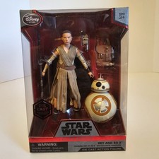 Disney Store Star Wars Elite Series Die Cast Action Figure Rey and BB-8