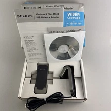 Belkin Wireless G Plus MIMO USB Network Adapter & WiFi Range Extender