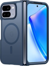 for Google Pixel 10-Pro-Fold Magnetic Case: Translucent Matte Textured Military