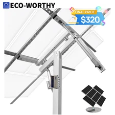 ECO-WORTHY Solar Panel Kit Tracking System Dual Axis with Tracker Controller