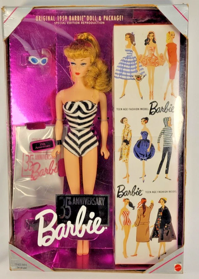 Barbie Licensed Reproduction 1993 Year Manufactured Dolls & Doll