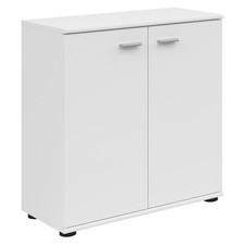 Kommode - weiß matt - 2 Türen - 71 cm breit Sideboard Anrichte Beistellschrank