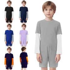 Kids Romper Home Wear Overalls Adaptive Wear Bodysuit Clothing Jumpsuit Cotton