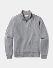 🧡*NWT The Normal Brand Men's XL Puremeso Weekend 1/4 Zip Sweater- Athletic Grey