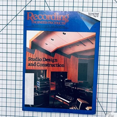 Recording Engineer/Producer Magazine May 1987 #5 Studio Design Vintage Music Ads