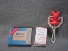 Vintage Chix Doll-E-Diapers Advertising Box Johnson & Johnson Nursery Display