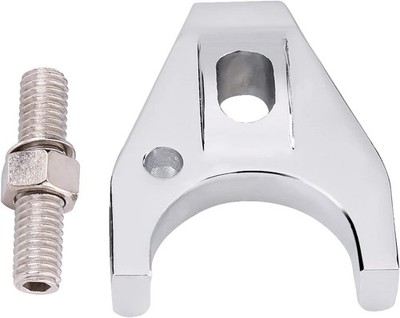 Hold Down Clamp, Chrome Billet Aluminum Distributor Clamp compatible with Electr