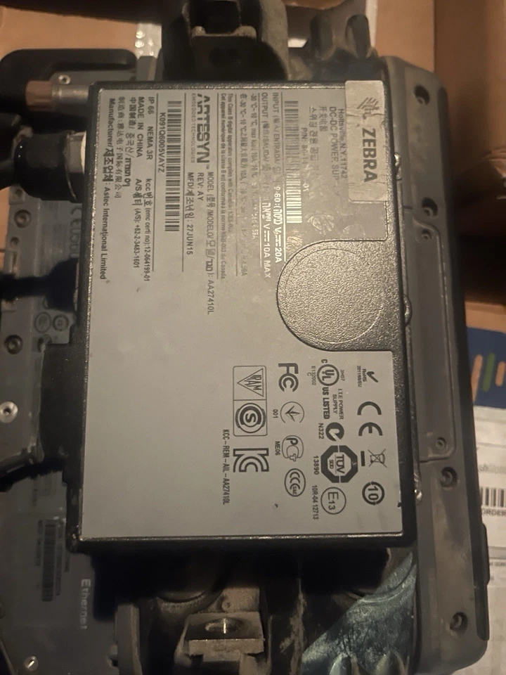 Zebra VC70N0 86-149830-01 Vc70 Vehicle Computer With Keyboard And Power Supply - Image 3 of 4