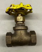 1/2" Brass Bronze Globe Valve Threaded