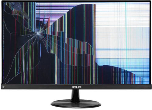 ASUS VP249HE 23.8 inch Wide IPS LCD Panel Broken Monitor For Repair or Parts - 第 4/4 張圖片