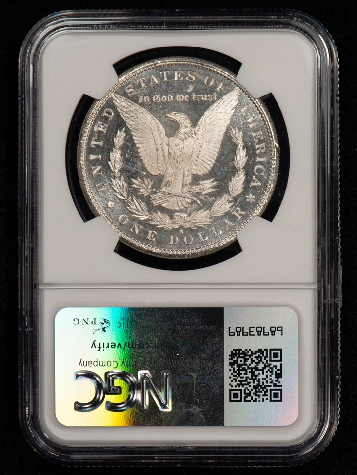1881-S $1 Morgan Silver Dollar - Looks Proof-Like DMPL Rev - NGC MS 65 - D6068 - Image 3 of 4