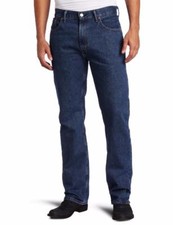 Levi's Strauss 505 Men's Original Straight Leg Dark Stonewash Jeans 505-4886