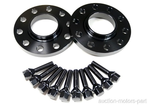 Black 15mm Hubcentric Wheel Spacer Adapter Fit BMW Z3 6 cyl Type RC Year 1998 - Picture 3 of 7