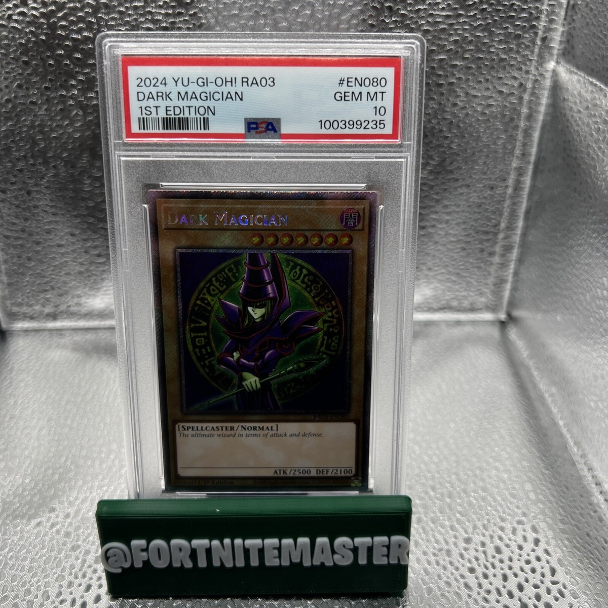 Dark Magician RA03-EN080 Platinum Secret Rare - Yugioh - PSA Dark Magician RA03-EN080 Platinum Secret Rare - Yugioh - PSA