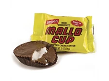 Boyer 1.5 lb Milk Choc MALLO CUPS .5 oz Fun Size Coconut Marshmallow Candy ~ 47
