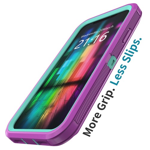 Funda resistente a prueba de golpes para teléfono Apple iPhone XR con funda con clip para cinturón - Imagen 16 de 73