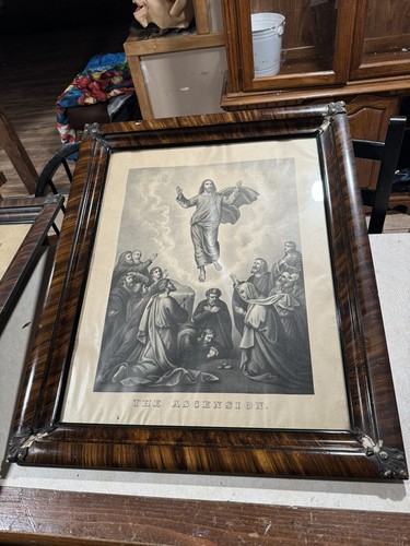 antike Lithographie Himmelfahrt  - Bild 1 von 24