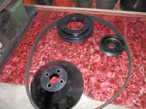 XK120 and XK140 and XK150 conversion pulleys to modern accessory drive belt