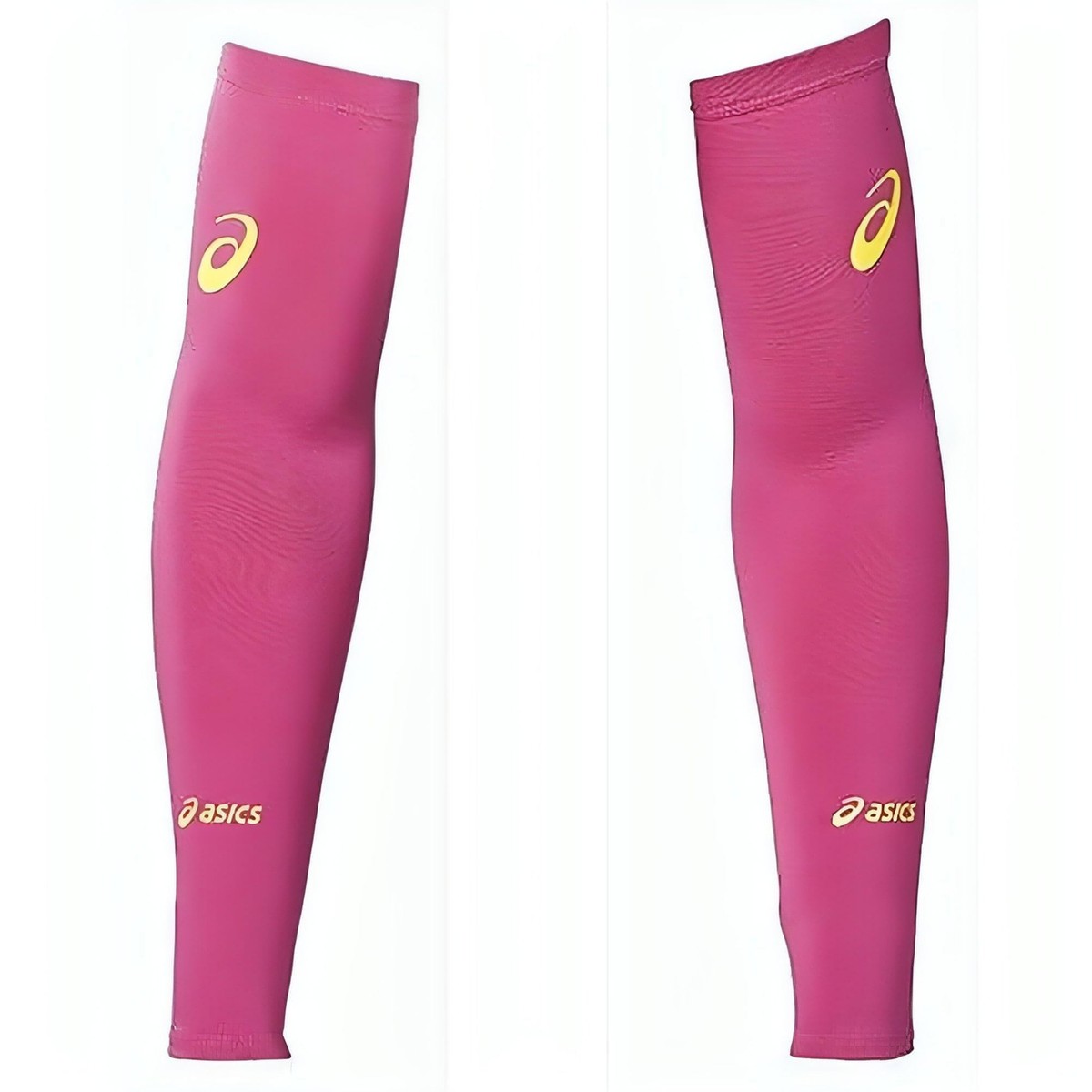 Asics Motiondry Compression Arm Warmers Pink Running Run Sports