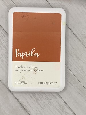 CTMH Exclusive Inks Paprika Used Ink Pad