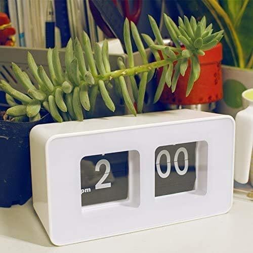 Flip Clock Classic Retro Vintage Digital Down White - Afbeelding 2 van 3