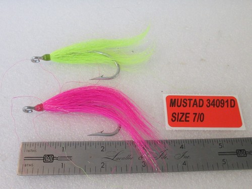 Open Eye Dressed Bucktail Teaser Flies Hooks Sea Bass Fluke Plugs Rigs CHOICE - Picture 45 of 47