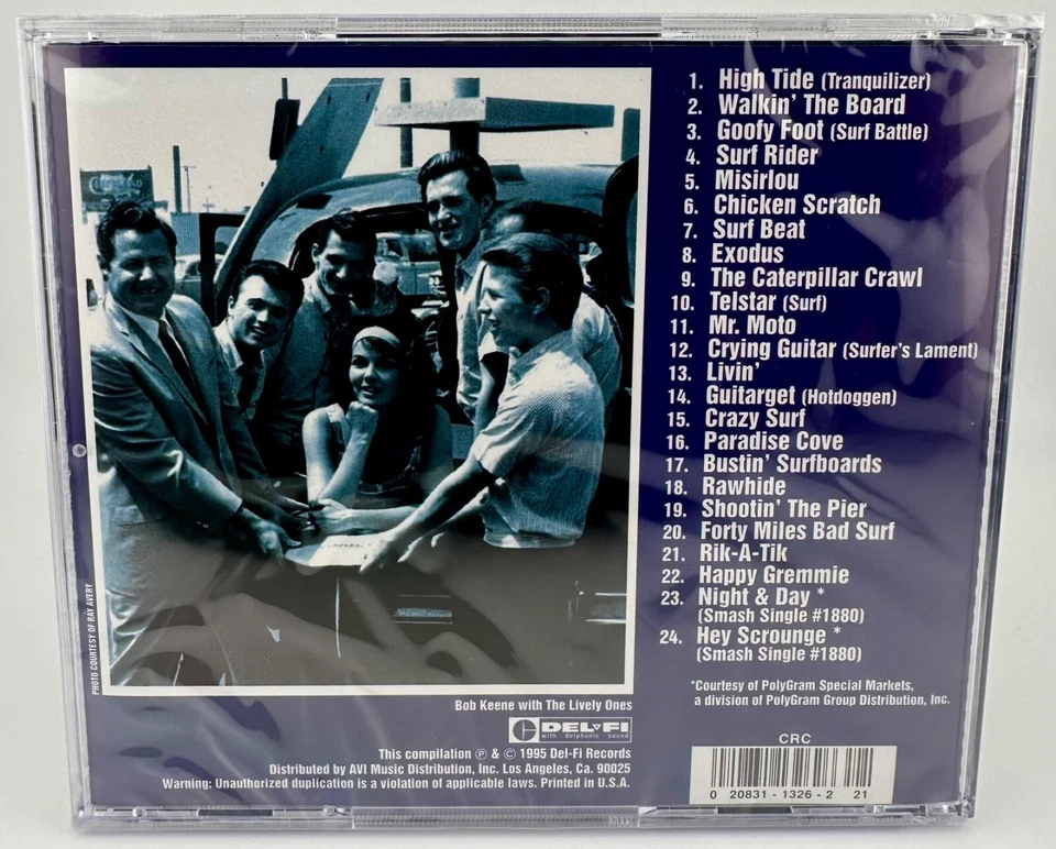 The Lively Ones - Hang Five!!! The Best Of [ NEW 24-Track CD, 1995 ] * SEALED * - Image 2 of 4