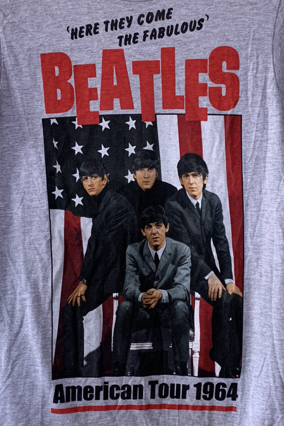 BEATLES 1964 American Tour T Shirt Official Apple Size S | eBay