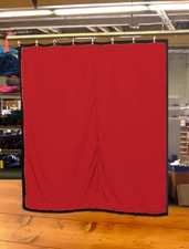 Red Curtain/Stage Backdrop/Partition, Non-FR, 10 H x 10 W