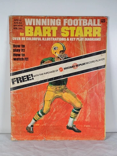 Winning Football By Bart Starr Promo 1971 Mattel Instant Replay Record Player