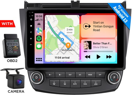 10.1" Android 13 Car GPS Stereo Radio For Honda Accord 2003 2004 2005 2006 2007 - Picture 24 of 24