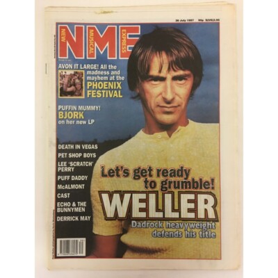 NEW MUSICAL EXPRESS NME MAGAZINE 26 JULY 1997 npbox0062 PAUL WELLER LS