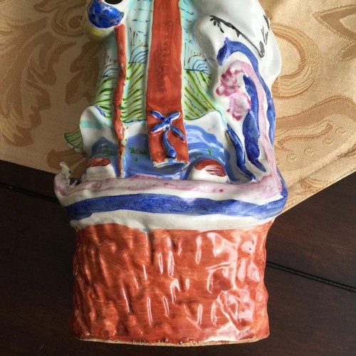 Estatua de porcelana china taoísta Wiseman Shoulao - Imagen 8 de 9