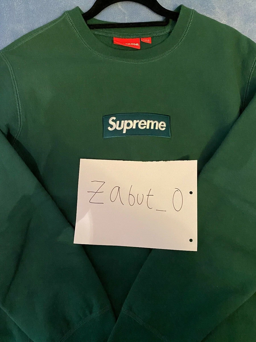 【新品未開封】Supreme Box Logo Crewneck Green