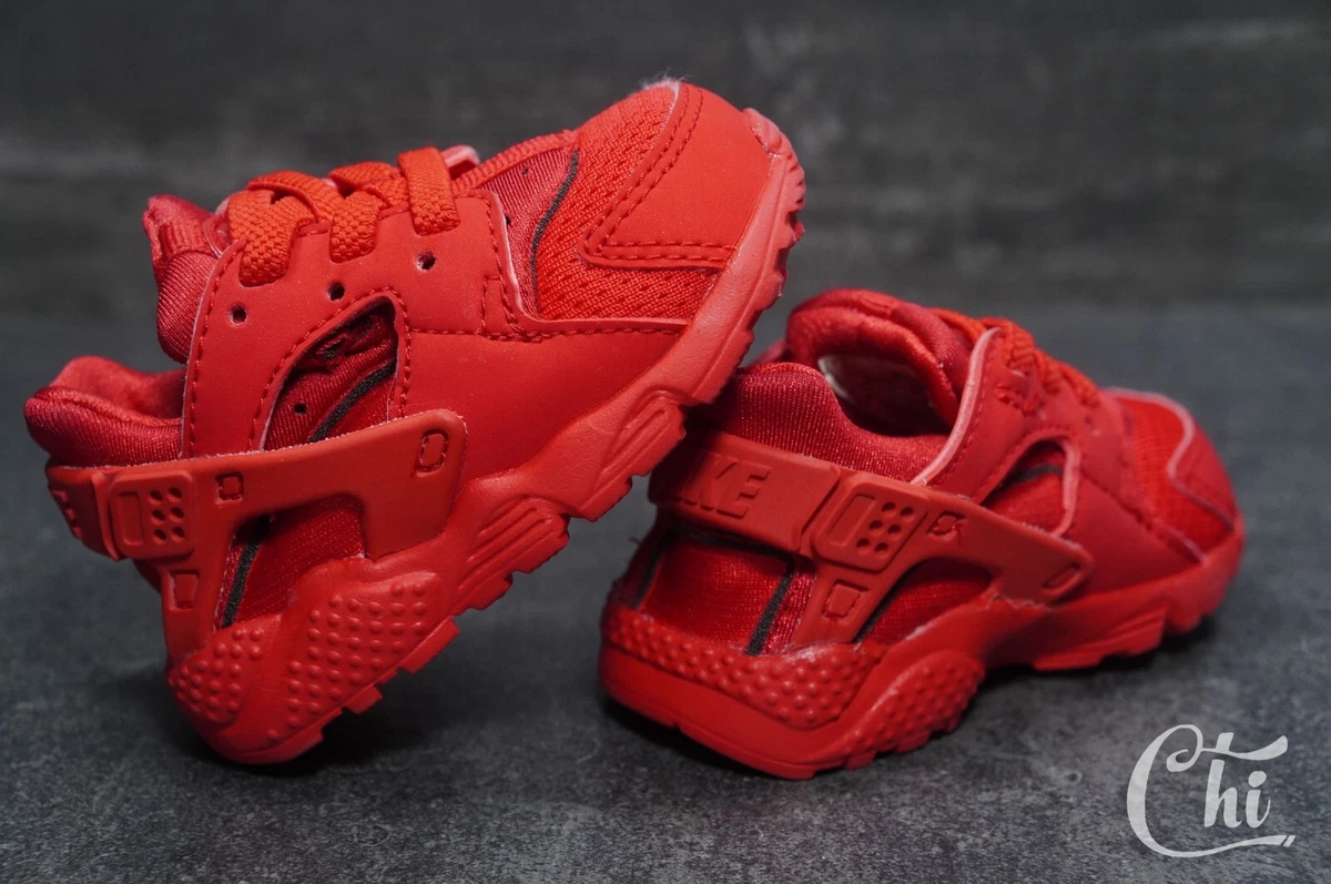 Nike Air Huarache Run Bébé (TD) - 704950- Noir - Chaussures