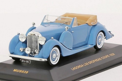 Lagonda LG6 Drophead Coupe 1938 IXO 1:43 NUEVO EMBALAJE ORIGINAL MUS039 - Imagen 2 de 4
