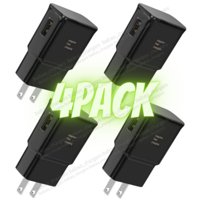 4Pack Lot Adaptive Rapid Fast USB Wall Charger Power Adapter For Samsung S20 S10