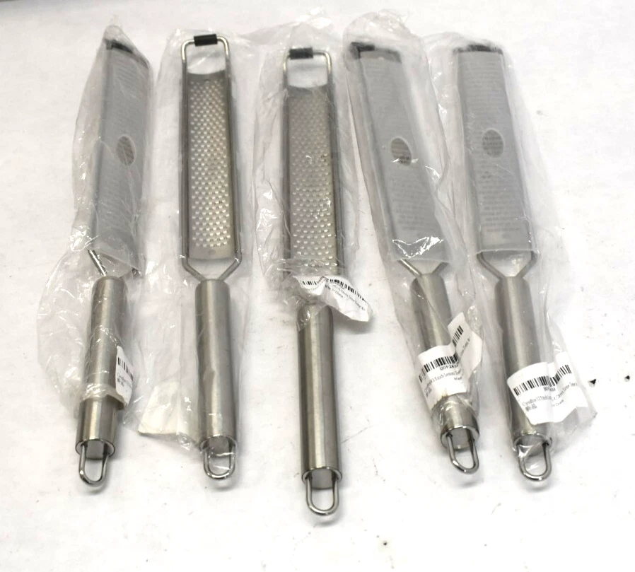 Lemon Zester Stainless Steel Cheese Grater Tool Zester & Grater 13.5" 5 Pack
Opens in a new window o