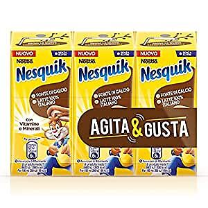 Nesquik Agita E Gusta Milch Und Schokolade Trinkfertig 3 X 180 Ml