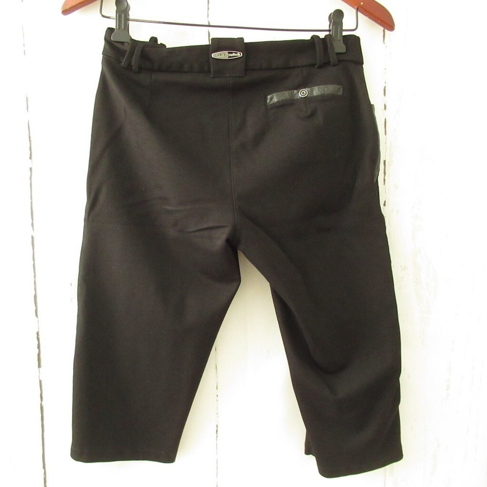 Jamie Sadock Capri Pants 6 Black Golf Active Zipper Pockets eBay