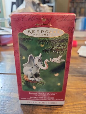 Hallmark Keepsake 2001 Horton Hatches The Egg Dr. Seuss Christmas Ornament U3 