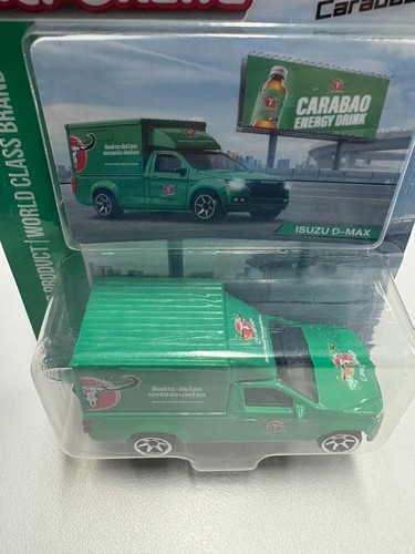 Majorette ISUZU D-MAX Spark Carabao Green Dmax Diecast Truck Pickup Car - 2024 - Picture 7 of 11