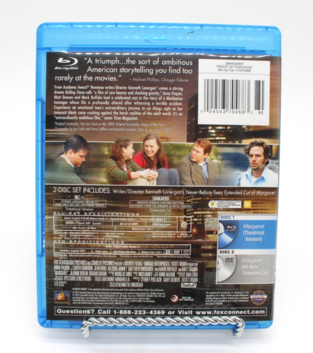 Margaret Blu-ray + DVD 2012 20th Century Fox Region 1/A NTSC - Foto 2 di 6