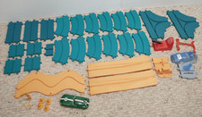 Vintage 1965 Ideal MOTORIFIC Race Track With Jaguar XKE Car