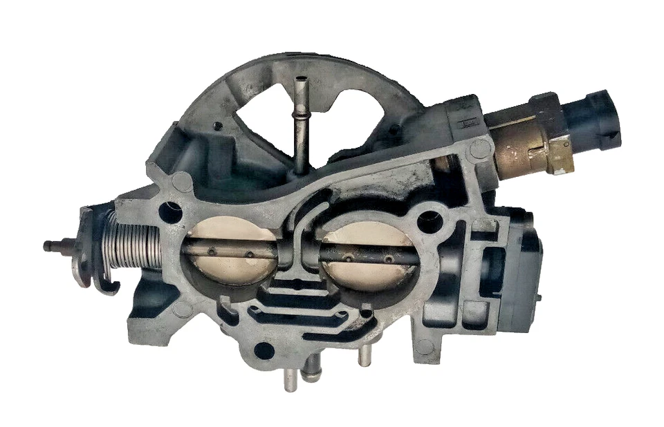 Chevrolet C1500 Chevy Pickup SUV 1991-95 carrocería del acelerador placa inferior de inyección TBI Foto 4 de 4