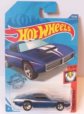 Hot Wheels 1:64 ©2018 #173 Custom Otto blau "Muscle Mania" GHF62 Neu OVP - Bild 1 von 4