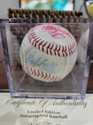 Bob Feller Autographed Baseball HOF, Cleveland Indians With COA Nabisco All Star