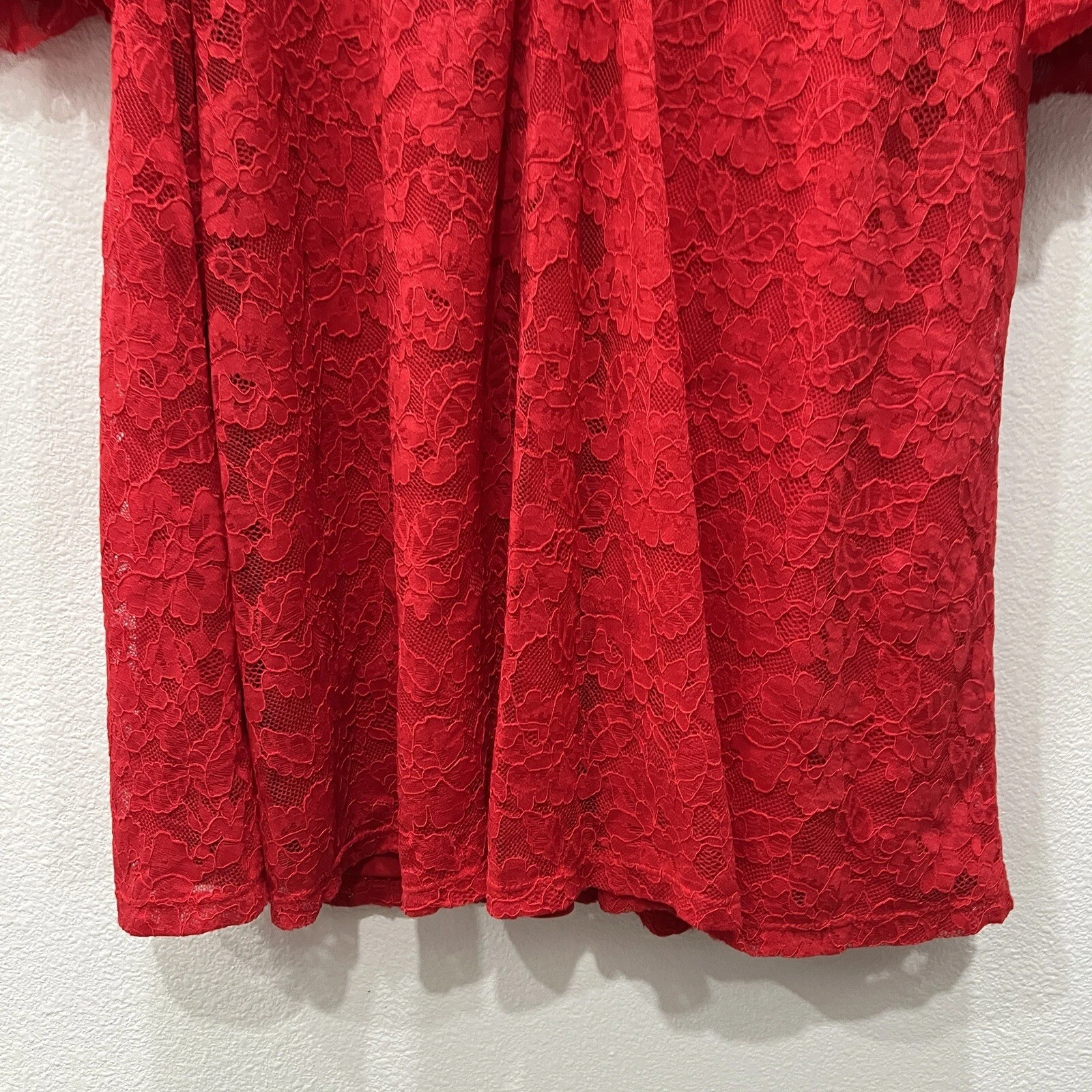 VALENTINO FRANCESCAS ABITO DONNA PIZZO ROSSO CLASSICO CORE PICCOLO ROSSO CAPPUCCIO EQUITAZIONE TG M