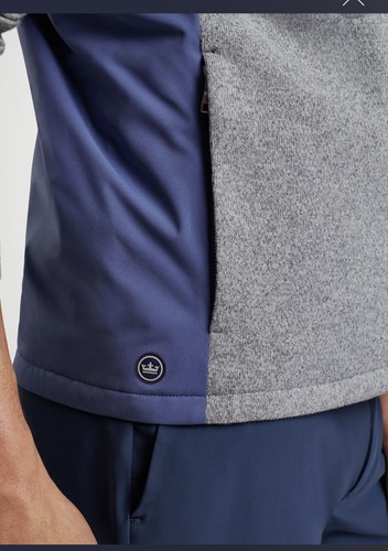 Mens Peter Millar Cambridge Golf Vest Wind & Water Resistant Stretch Size Large - Picture 6 of 9